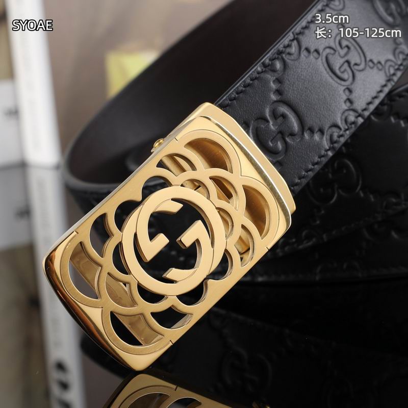 Gucci belt 35mm(自动扣）X105-125cm 8L (25)