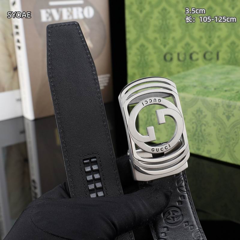 Gucci belt 35mm(自动扣）X105-125cm 8L (5)