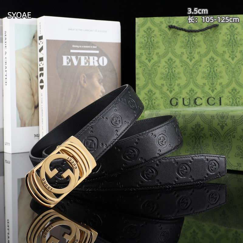 Gucci belt 35mm(自动扣）X105-125cm 8L (7)