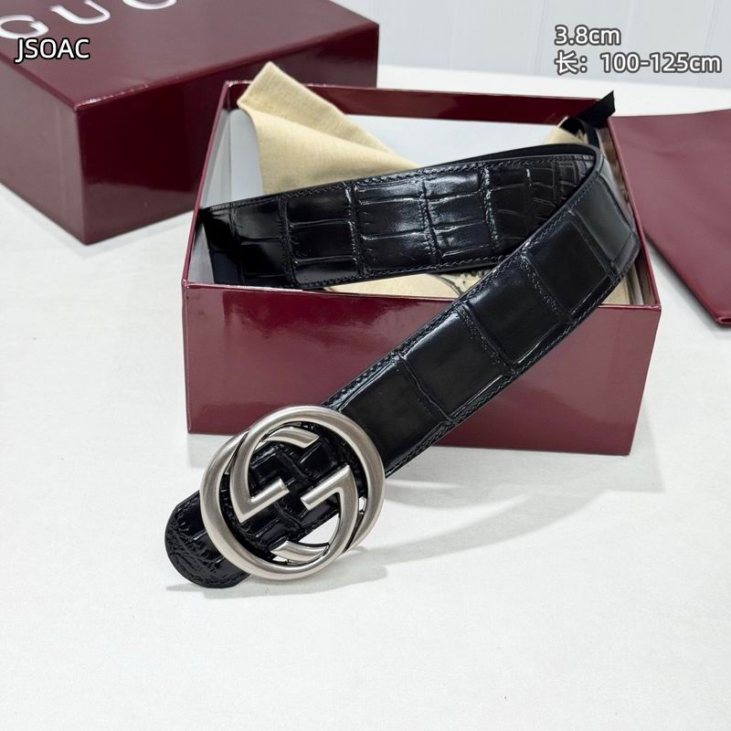 Gucci belt 38mmX100-125cm 8L (39)