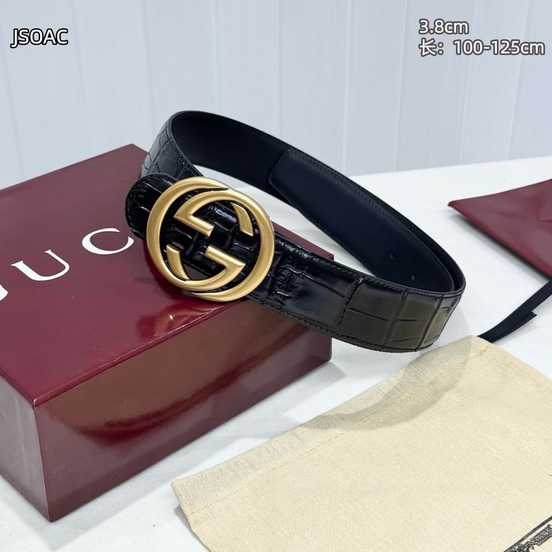 Gucci belt 38mmX100-125cm 8L (43)
