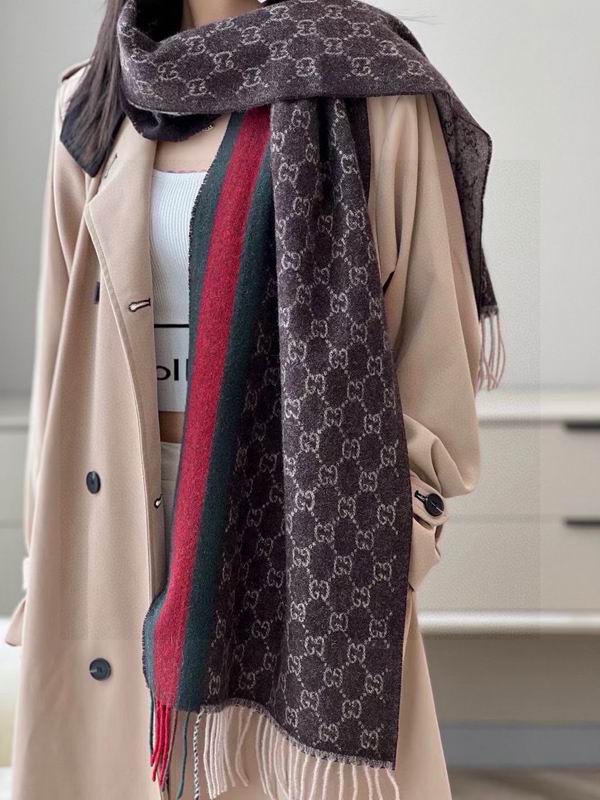 Gucci scarf 35X190cm E23 (7)