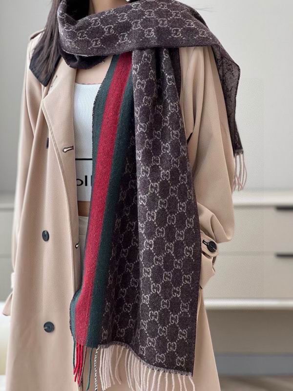Gucci scarf 35X190cm E23 (9)