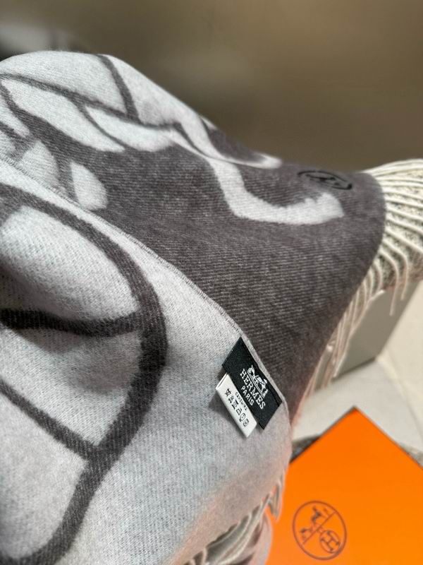 Hermes Scarf 30X180cm 100%羊毛 E107 (3)