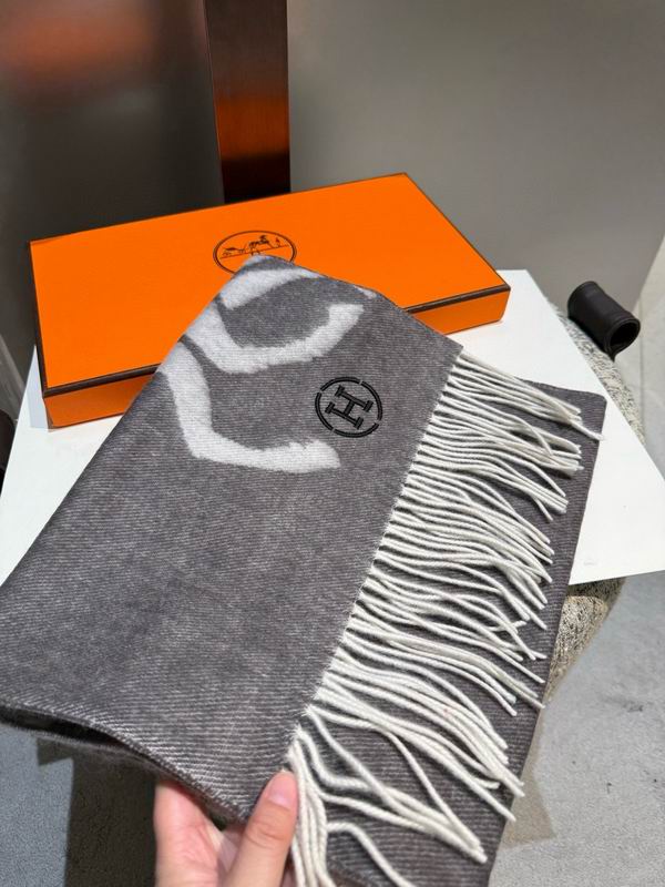 Hermes Scarf 30X180cm 100%羊毛 E107 (7)