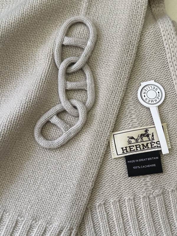 Hermes Scarf 32X175cm 100%羊绒 E31 (24)