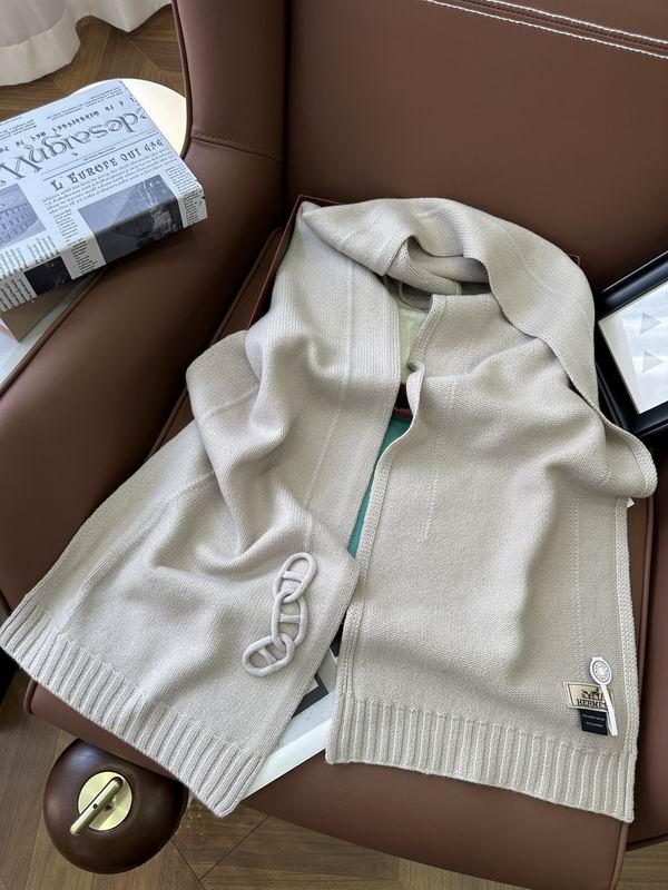 Hermes Scarf 32X175cm 100%羊绒 E31 (26)