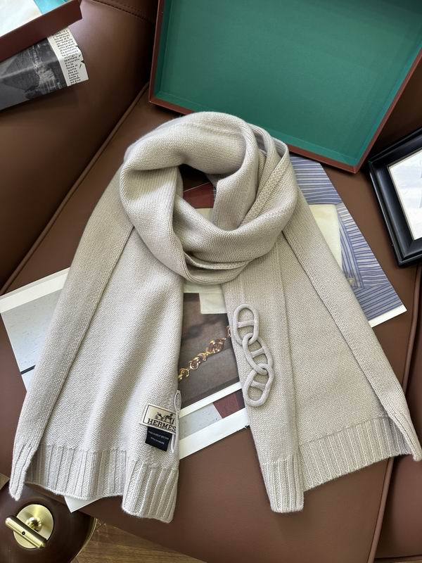 Hermes Scarf 32X175cm 100%羊绒 E31 (27)