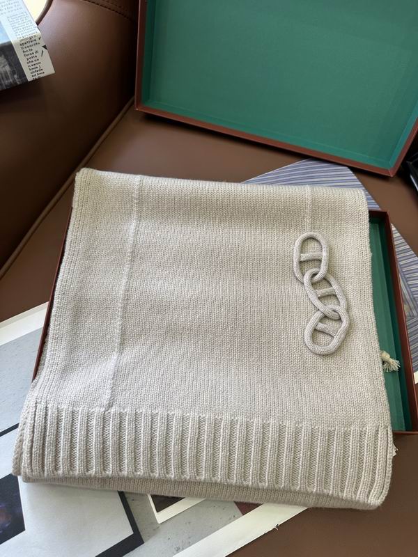 Hermes Scarf 32X175cm 100%羊绒 E31 (28)