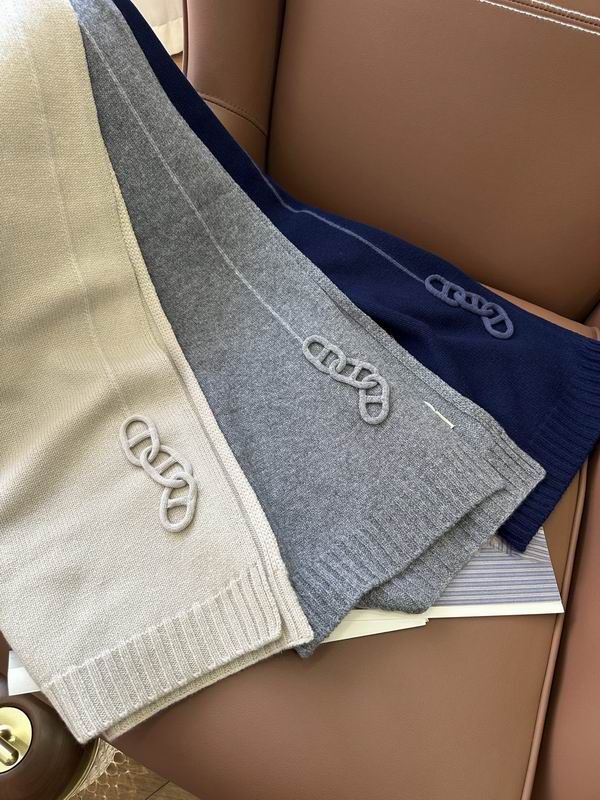 Hermes Scarf 32X175cm 100%羊绒 E31 (3)