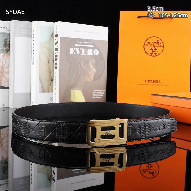 Hermes belt 35mm(自动扣）105-125cm 8L (81)