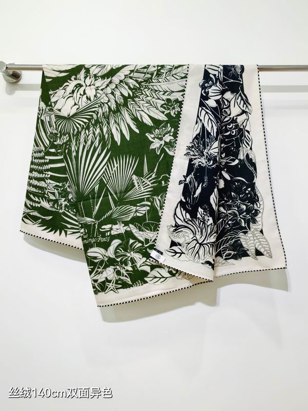Hermes scarf 140X140cm 70%羊绒30%真丝 E34 (30)