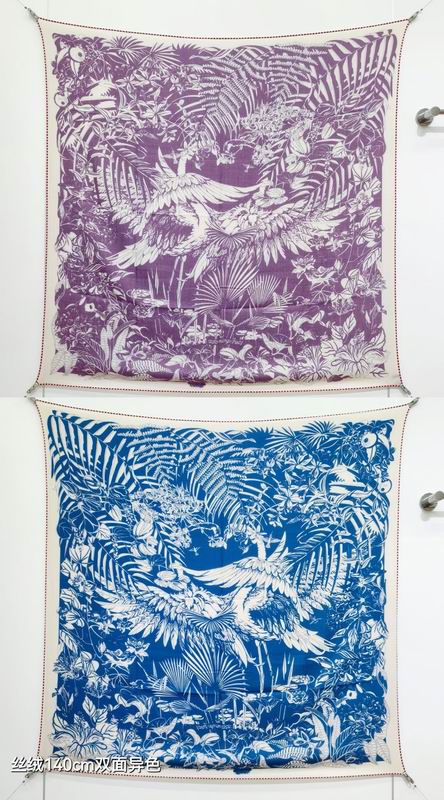 Hermes scarf 140X140cm 70%羊绒30%真丝 E34 (9)