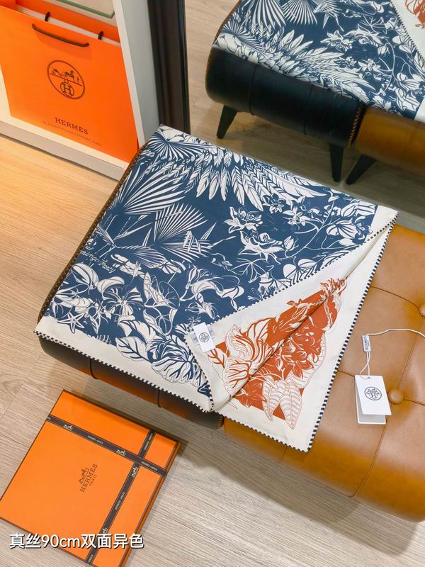 Hermes silk Scarf 90X90cm E01 (15)