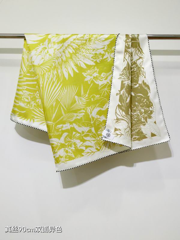 Hermes silk Scarf 90X90cm E01 (29)