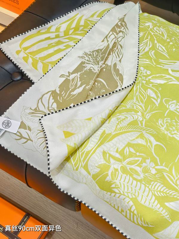 Hermes silk Scarf 90X90cm E01 (31)