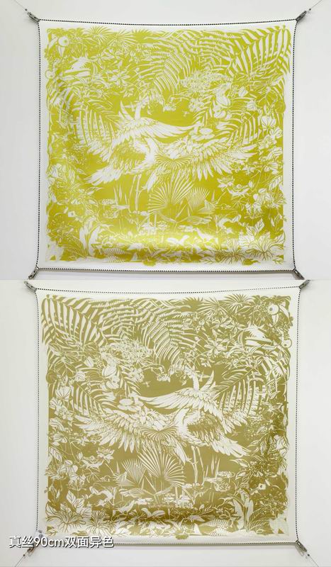 Hermes silk Scarf 90X90cm E01 (34)