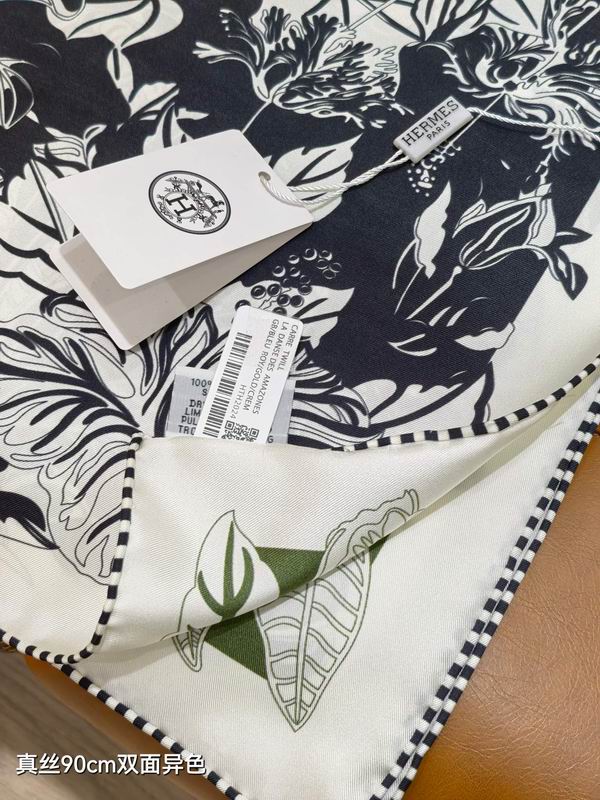 Hermes silk Scarf 90X90cm E01 (41)