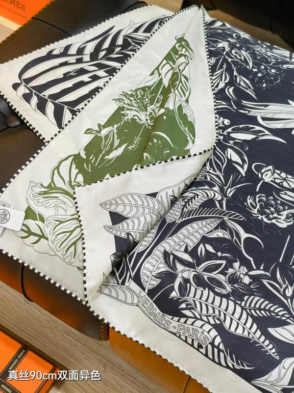 Hermes silk Scarf 90X90cm E01 (44)