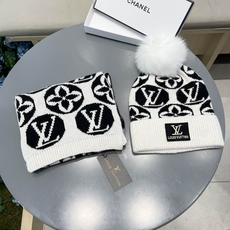 LV Scarf Hat (1)