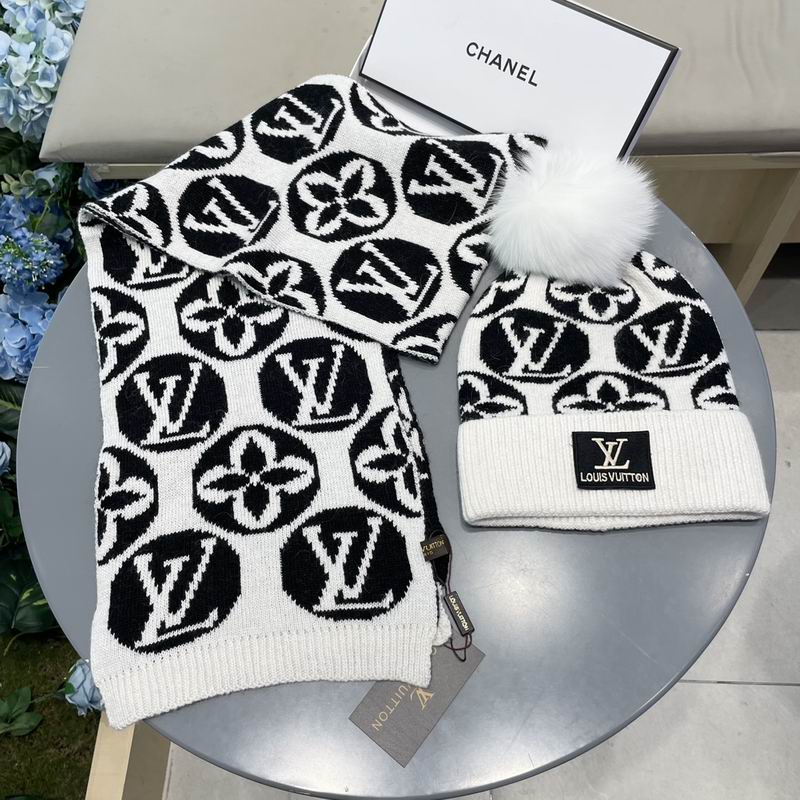 LV Scarf Hat (2)