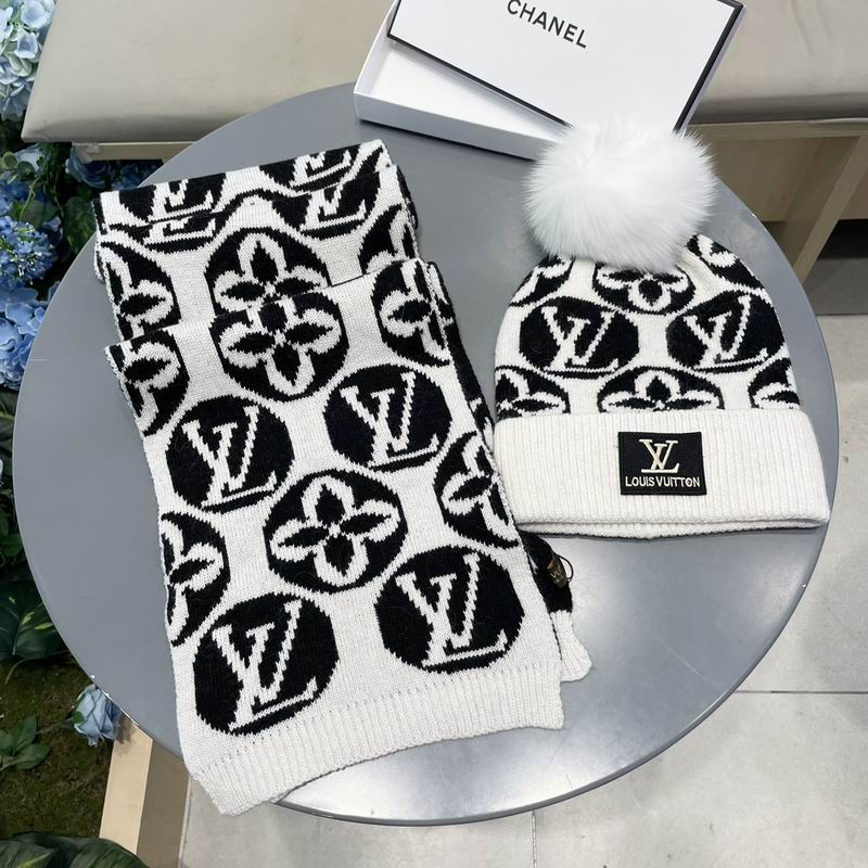 LV Scarf Hat (3)