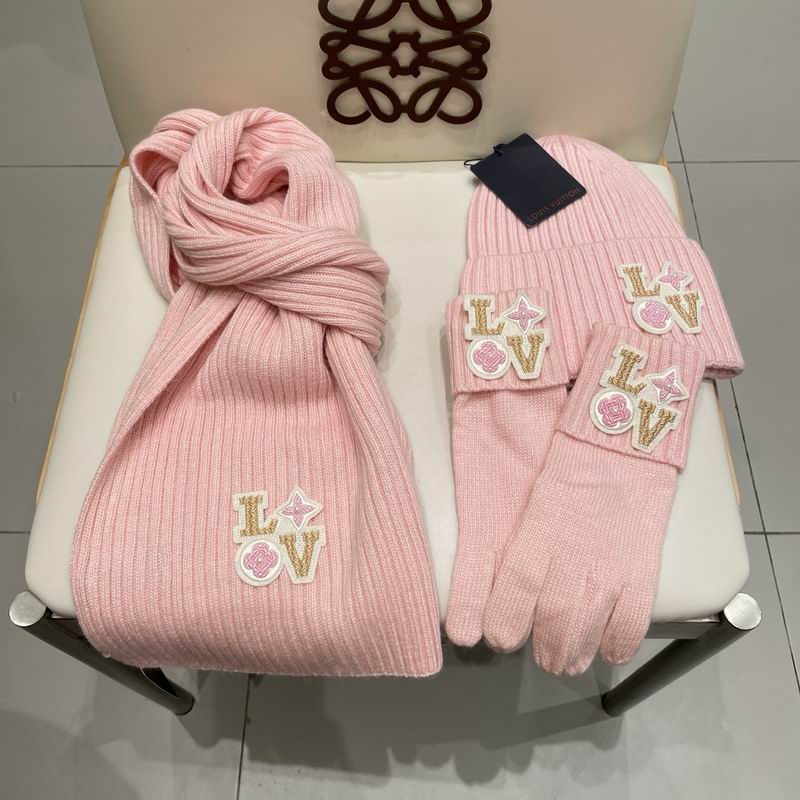 LV Scarf Hat Gloves (186)