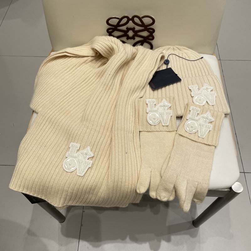 LV Scarf Hat Gloves (202)