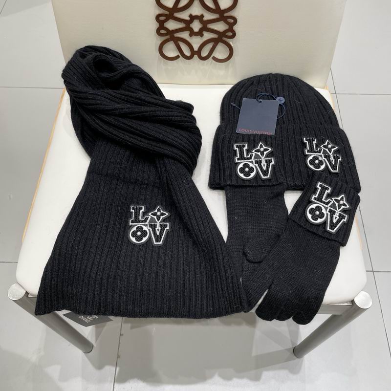 LV Scarf Hat Gloves (222)