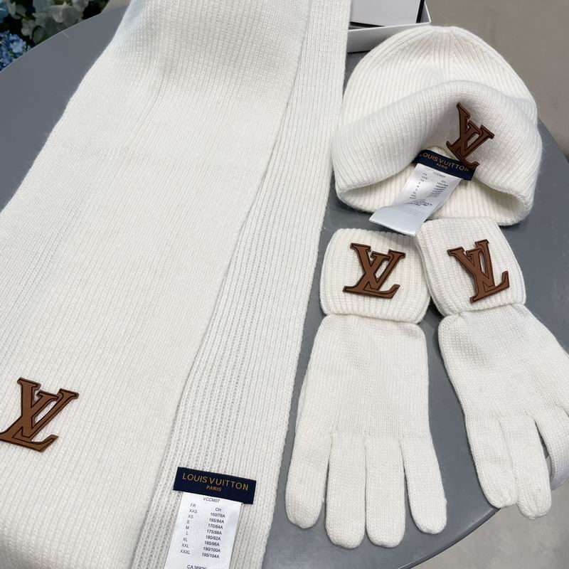 LV Scarf Hat Gloves (671)