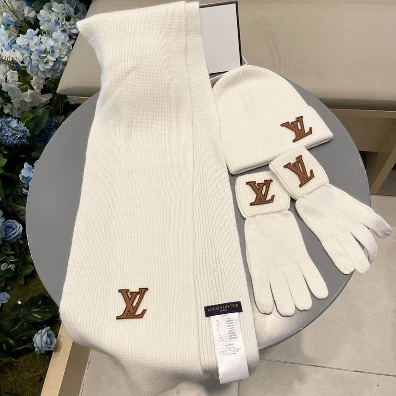LV Scarf Hat Gloves (672)