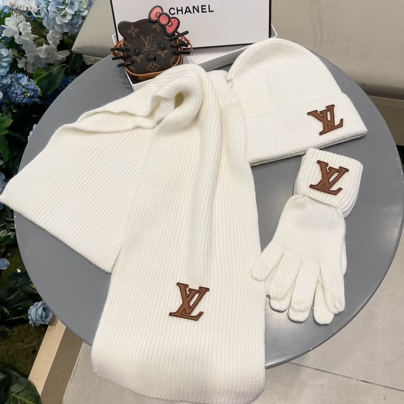 LV Scarf Hat Gloves (678)