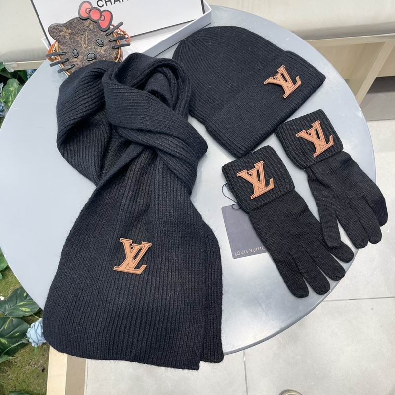 LV Scarf Hat Gloves (684)