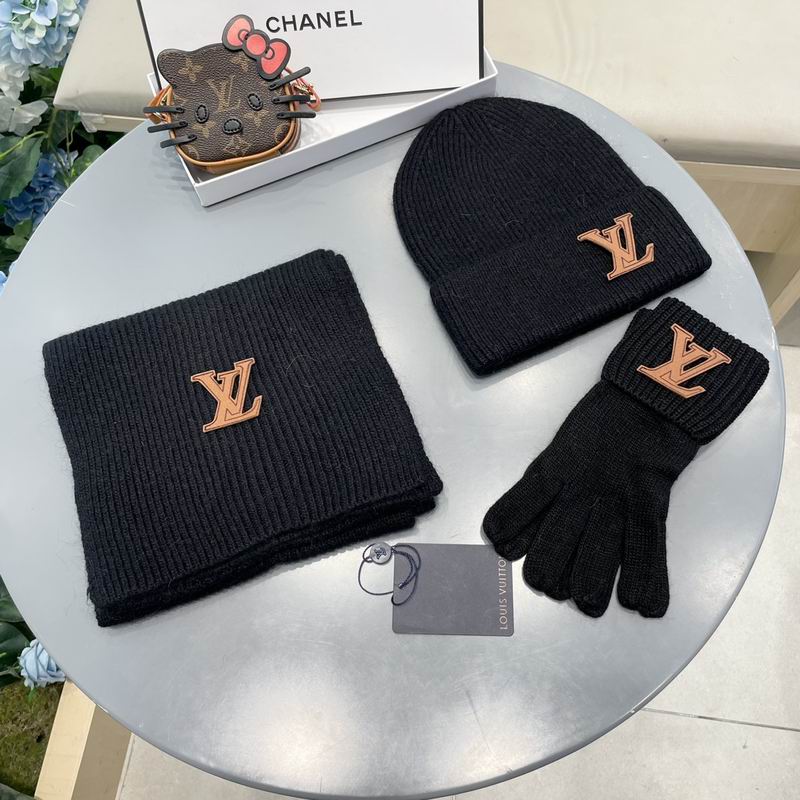LV Scarf Hat Gloves (689)