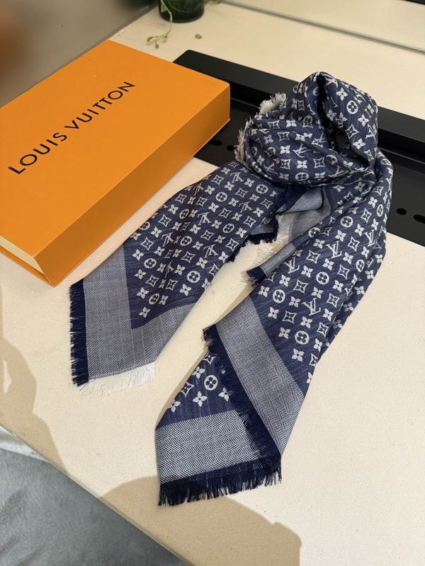 LV scarf 120X120cm 70%羊毛30%桑蚕丝 E10 (12)