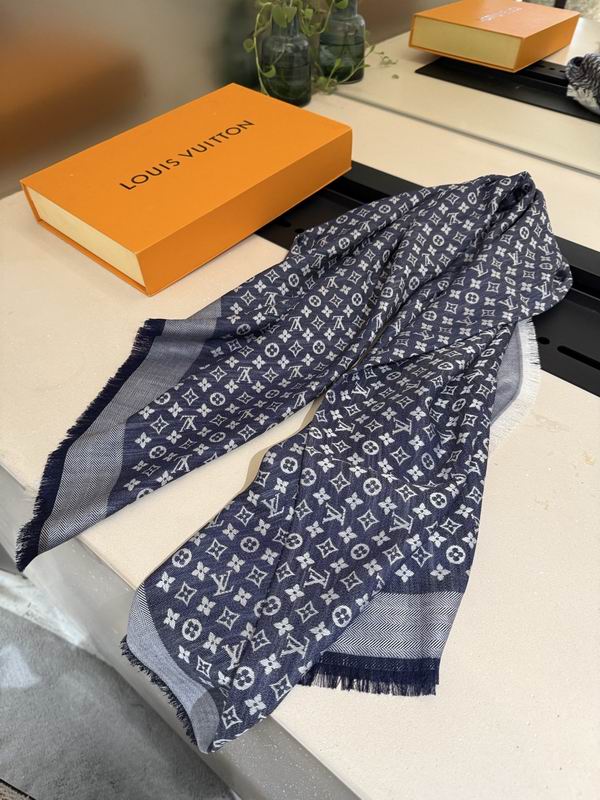 LV scarf 120X120cm 70%羊毛30%桑蚕丝 E10 (13)