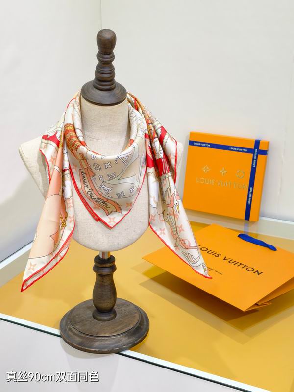 LV silk Scarf 90X90cm E15 (25)