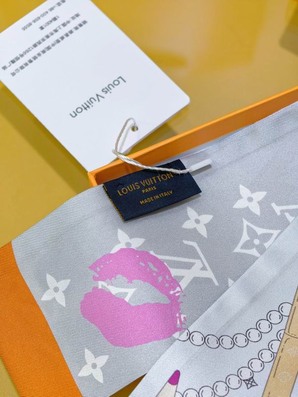 LV silk ribbon 8X120cm E01 (3)