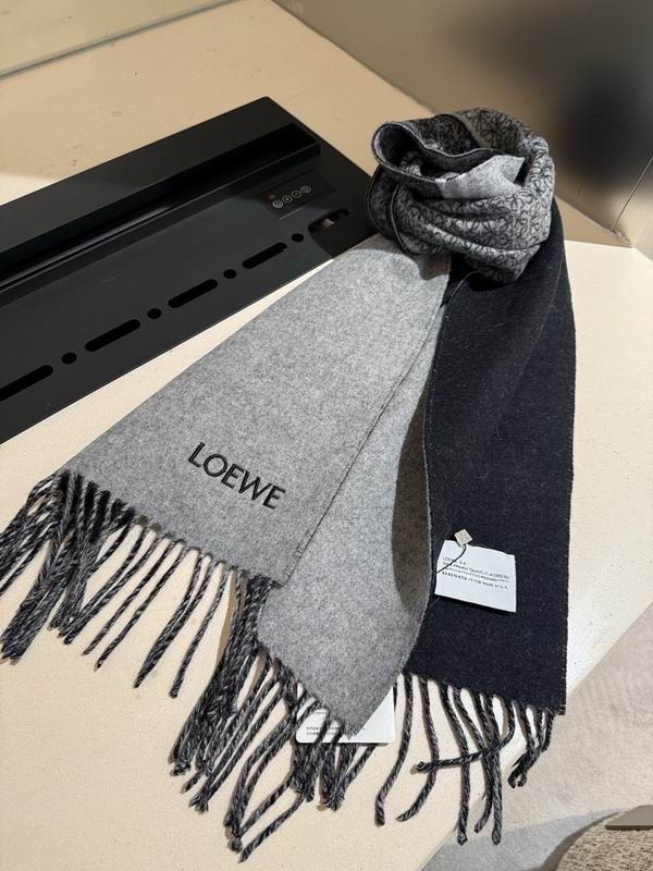 Loewe scarf 182X30cm 90%羊毛10%羊绒 E47 (18)
