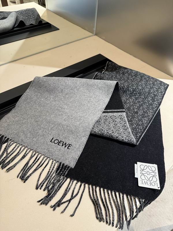 Loewe scarf 182X30cm 90%羊毛10%羊绒 E47 (22)