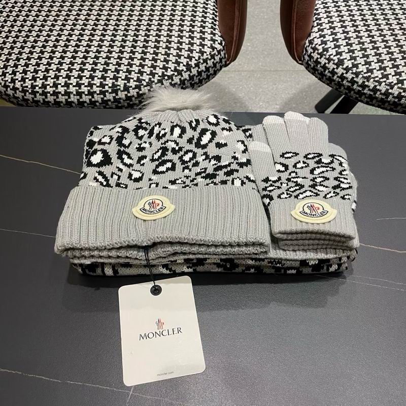 Moncler Scarf Hat Gloves (1)