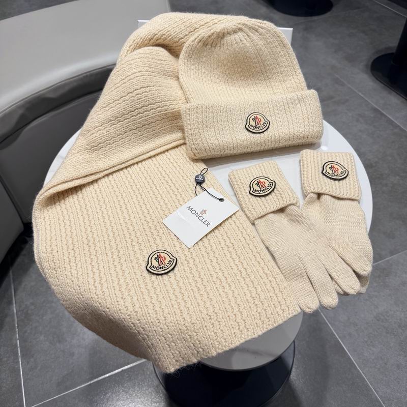 Moncler Scarf Hat Gloves (120)
