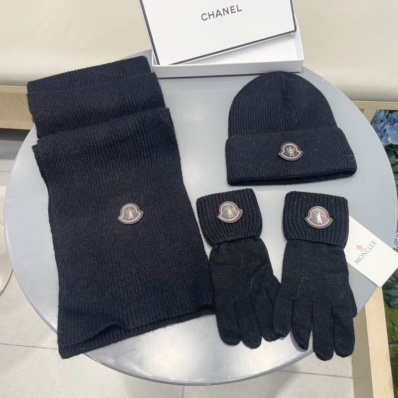 Moncler Scarf Hat Gloves  (110)