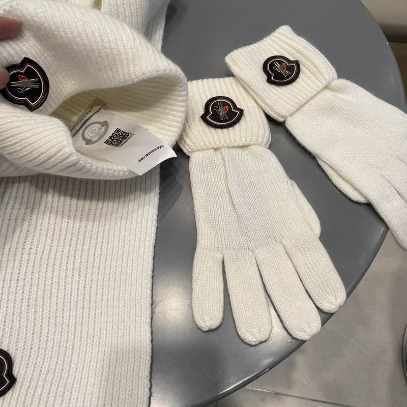 Moncler Scarf Hat Gloves  (125)
