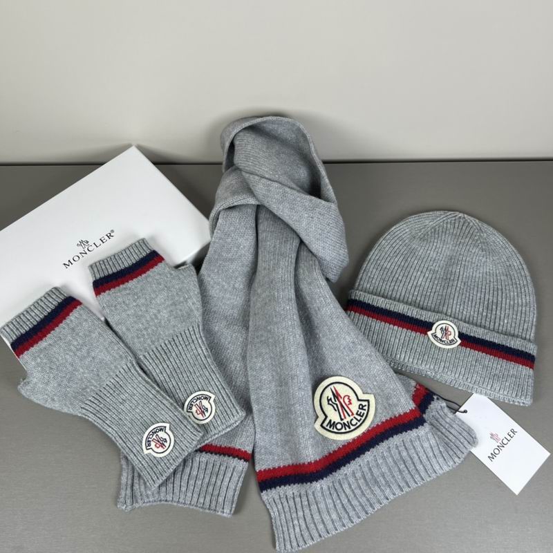 Moncler Scarf Hat Gloves  (335)