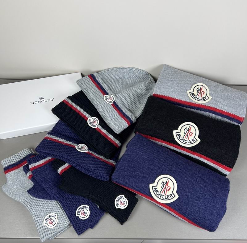 Moncler Scarf Hat Gloves  (337)