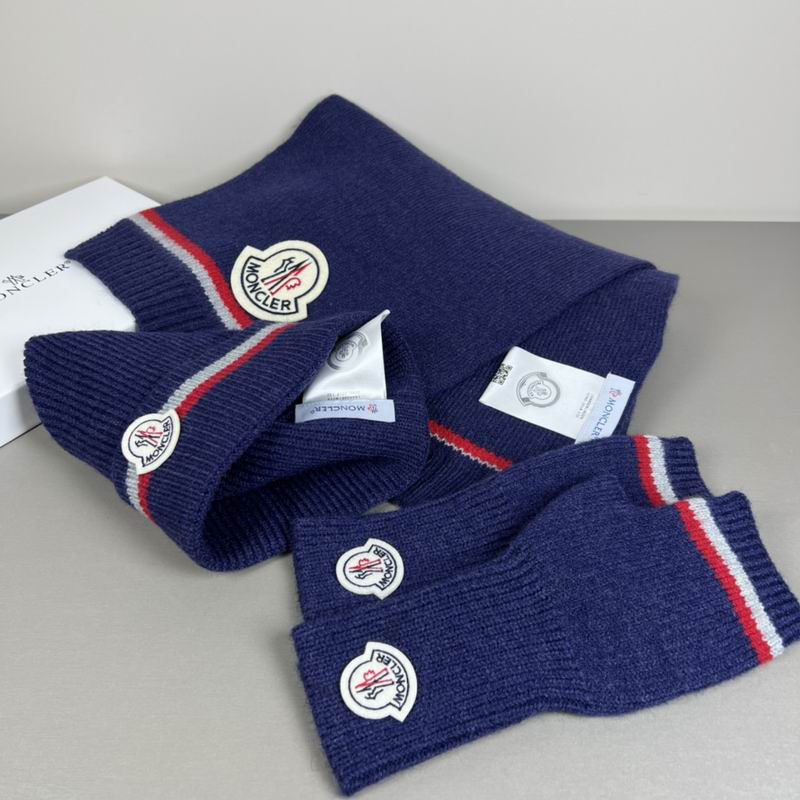 Moncler Scarf Hat Gloves  (343)