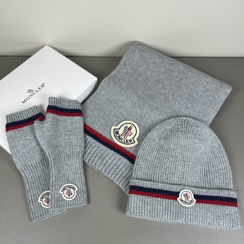 Moncler Scarf Hat Gloves  (345)