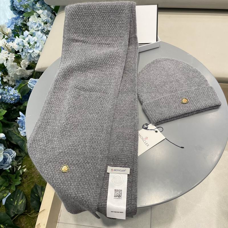 Moncler scarf hat (281)