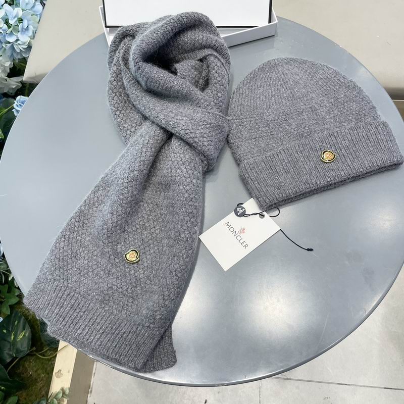 Moncler scarf hat (283)